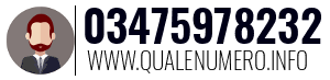 Numero di telefono 03475978232 03475978232