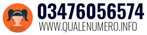 Numero di telefono 03476056574 03476056574