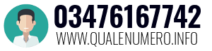 Numero di telefono 03476167742 03476167742
