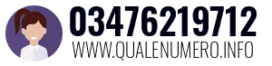 Numero di telefono 03476219712 03476219712
