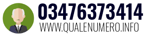 Numero di telefono 03476373414 03476373414