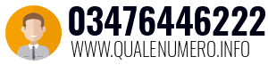 Numero di telefono 03476446222 03476446222