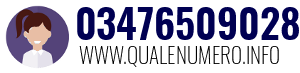 Numero di telefono 03476509028 03476509028
