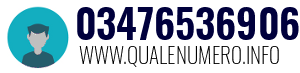 Numero di telefono 03476536906 03476536906