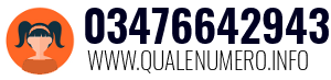 Numero di telefono 03476642943 03476642943