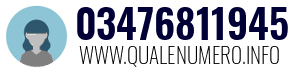 Numero di telefono 03476811945 03476811945