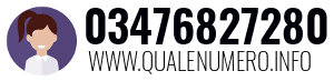 Numero di telefono 03476827280 03476827280