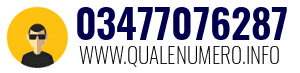 Numero di telefono 03477076287 03477076287