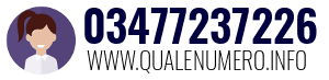 Numero di telefono 03477237226 03477237226