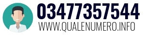 Numero di telefono 03477357544 03477357544