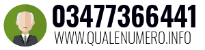 Numero di telefono 03477366441 03477366441