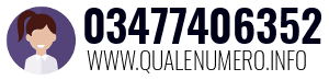 Numero di telefono 03477406352 03477406352