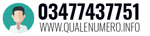 Numero di telefono 03477437751 03477437751