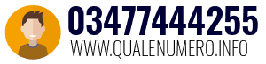 Numero di telefono 03477444255 03477444255