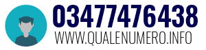Numero di telefono 03477476438 03477476438