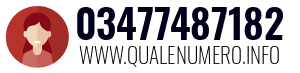 Numero di telefono 03477487182 03477487182
