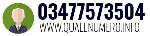 Numero di telefono 03477573504 03477573504