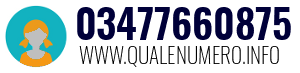 Numero di telefono 03477660875 03477660875