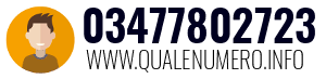 Numero di telefono 03477802723 03477802723