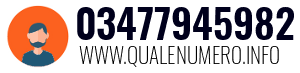 Numero di telefono 03477945982 03477945982