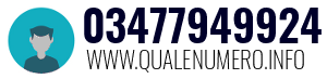 Numero di telefono 03477949924 03477949924