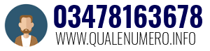 Numero di telefono 03478163678 03478163678