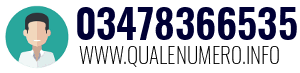 Numero di telefono 03478366535 03478366535