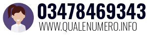 Numero di telefono 03478469343 03478469343