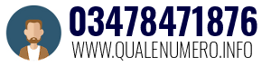 Numero di telefono 03478471876 03478471876