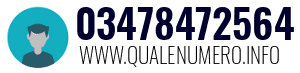 Numero di telefono 03478472564 03478472564