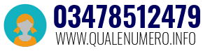 Numero di telefono 03478512479 03478512479