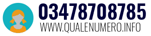 Numero di telefono 03478708785 03478708785