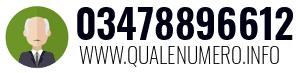 Numero di telefono 03478896612 03478896612