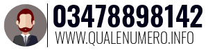 Numero di telefono 03478898142 03478898142