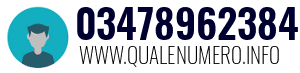 Numero di telefono 03478962384 03478962384