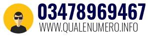 Numero di telefono 03478969467 03478969467
