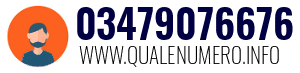 Numero di telefono 03479076676 03479076676