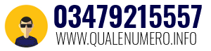 Numero di telefono 03479215557 03479215557
