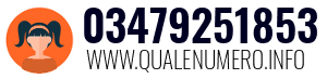 Numero di telefono 03479251853 03479251853