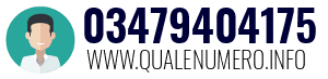 Numero di telefono 03479404175 03479404175