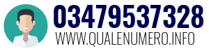 Numero di telefono 03479537328 03479537328