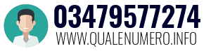 Numero di telefono 03479577274 03479577274