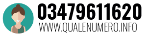 Numero di telefono 03479611620 03479611620