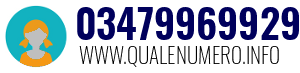 Numero di telefono 03479969929 03479969929