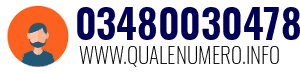 Numero di telefono 03480030478 03480030478