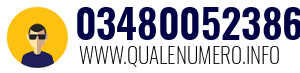 Numero di telefono 03480052386 03480052386