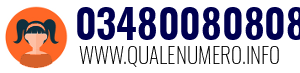 Numero di telefono 03480080808 03480080808