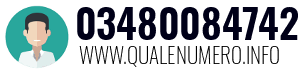 Numero di telefono 03480084742 03480084742