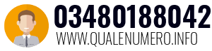 Numero di telefono 03480188042 03480188042