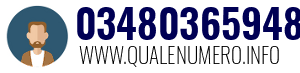 Numero di telefono 03480365948 03480365948